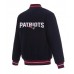 New England Patriots Varsity Navy Blue Wool Jacket